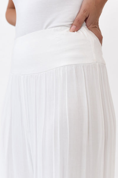 Pera Silk Pants White