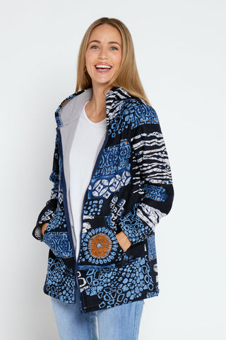 Parla Fleece Jacket Blue/Black