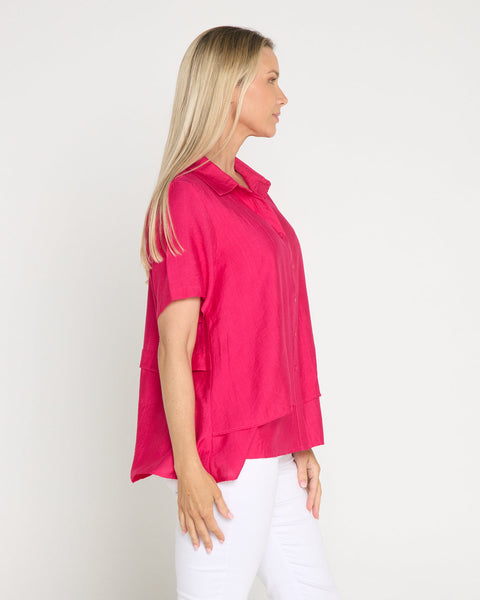 Tilly Layered Shirt Pink