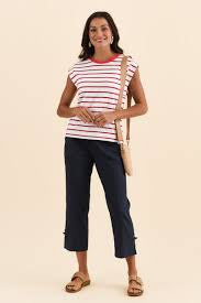 Corey 7/8 Cargo Pants Navy