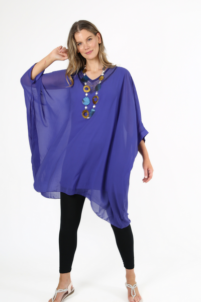 Martha Kaftan Top Purple