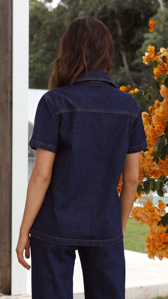 Klaria Shirt Dark Denim