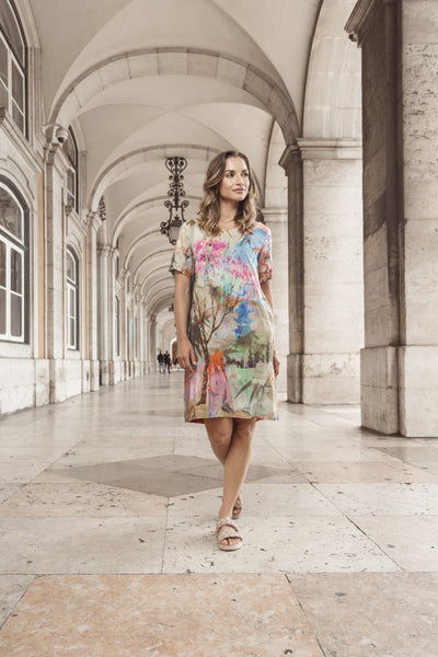 Nora Digital Print Dress