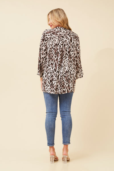 Reyna Animal Print Top