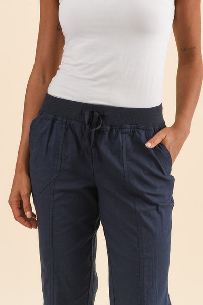 Corey 7/8 Cargo Pants Navy