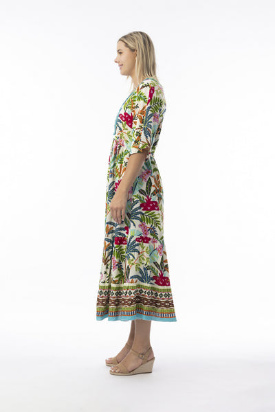 Favella Maxi Trim Dress