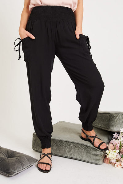 Jody Harem Pants Black