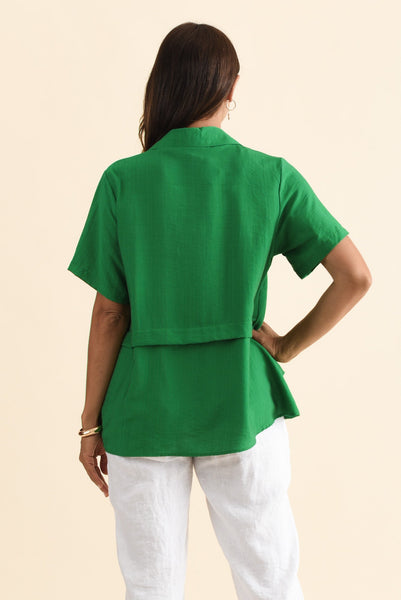 Tilly Layered Shirt Green