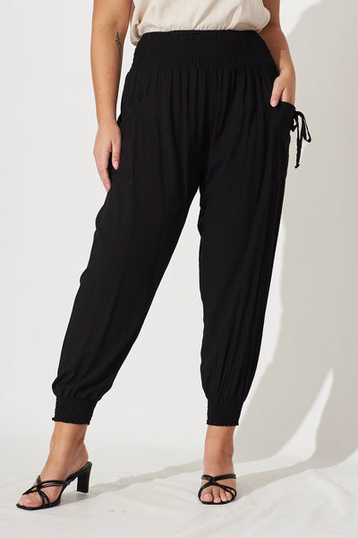 Jody Harem Pants Black