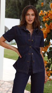 Klaria Shirt Dark Denim
