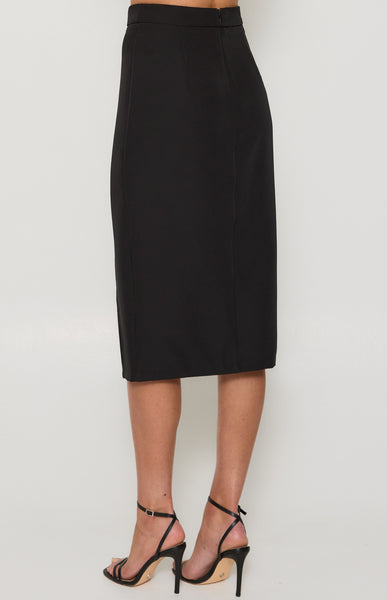 Lana Midi Skirt Black