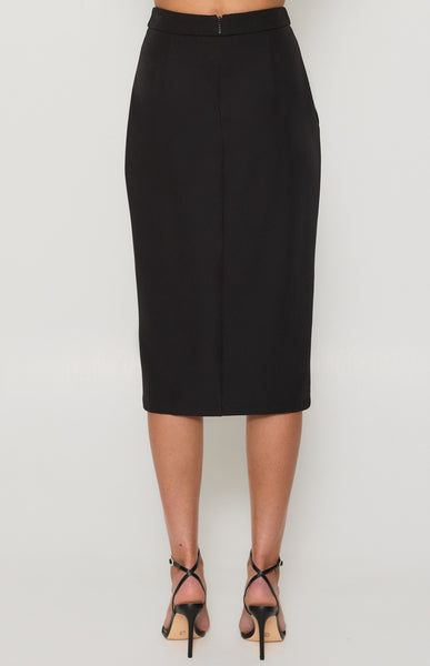 Lana Midi Skirt Black