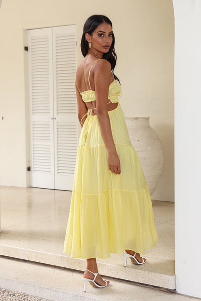 Martha Maxi Dress Yellow