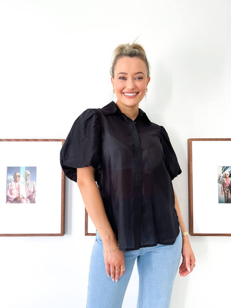 Frieda Blouse Black