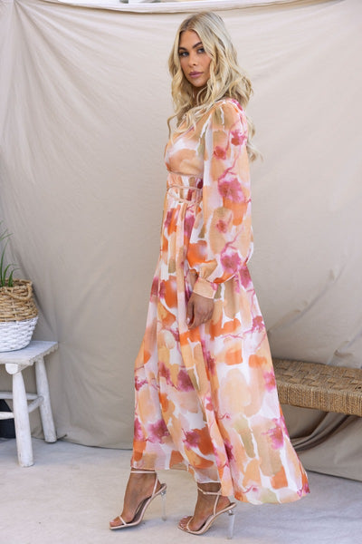 Tamara Maxi Dress Orange