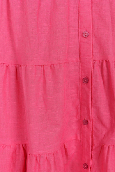Nova Ruffle Mini Dress Pink