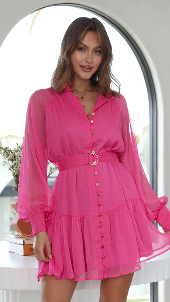 Sienna Mini Dress Pink