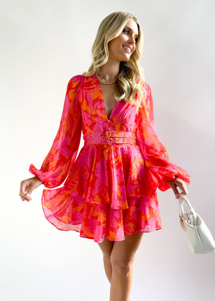 Nora Mini Dress Orange