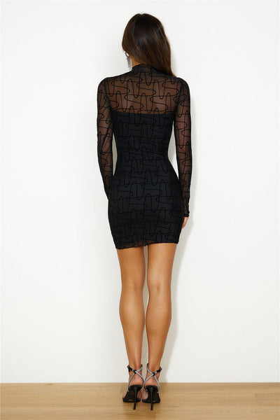 Scarlett Mini Dress Black