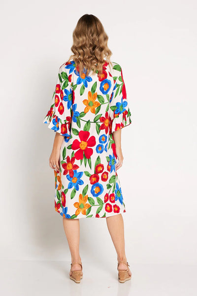 Frankly Floral Dress White