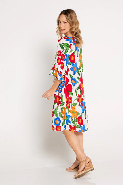Frankly Floral Dress White