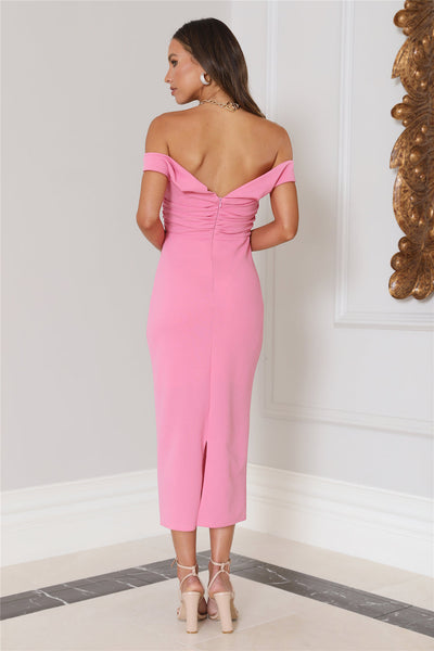 Allure Midi Dress Pink
